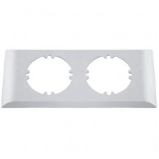 Πλαίσιο 2Θ. για Κανάλι Πλαστικό 100mmX40mm / 100mmX60mm Λευκό